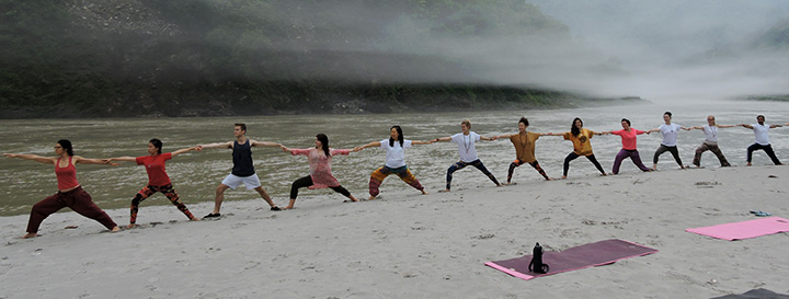 Yoga for Beginers in Rishikesh, India