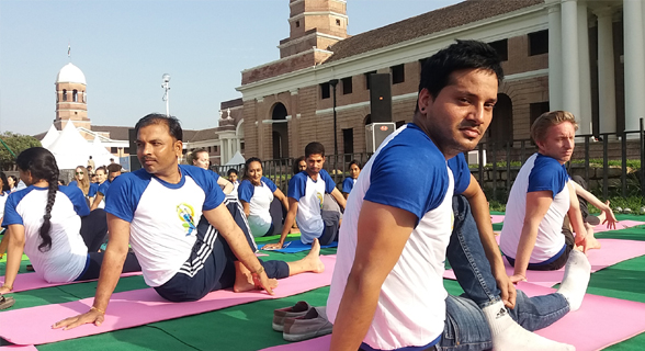 International Yoga Day in Rishikesh
