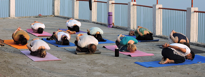Yoga for Beginers in Rishikesh, India
