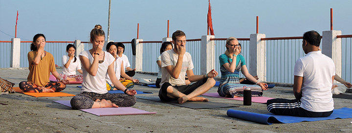 Yoga for Beginers in Rishikesh, India